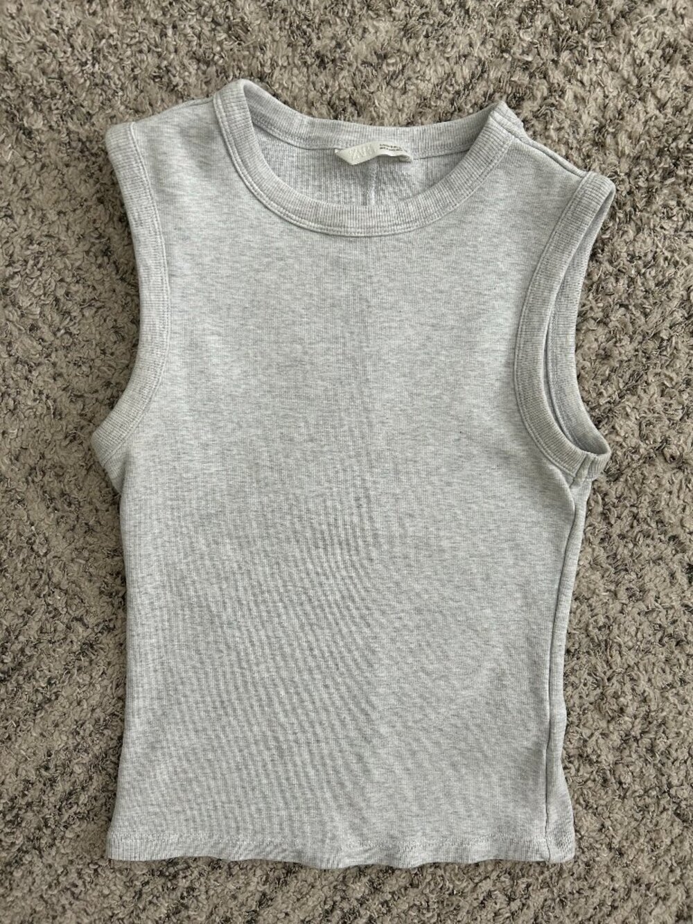 Zara ribbed sleeveless top